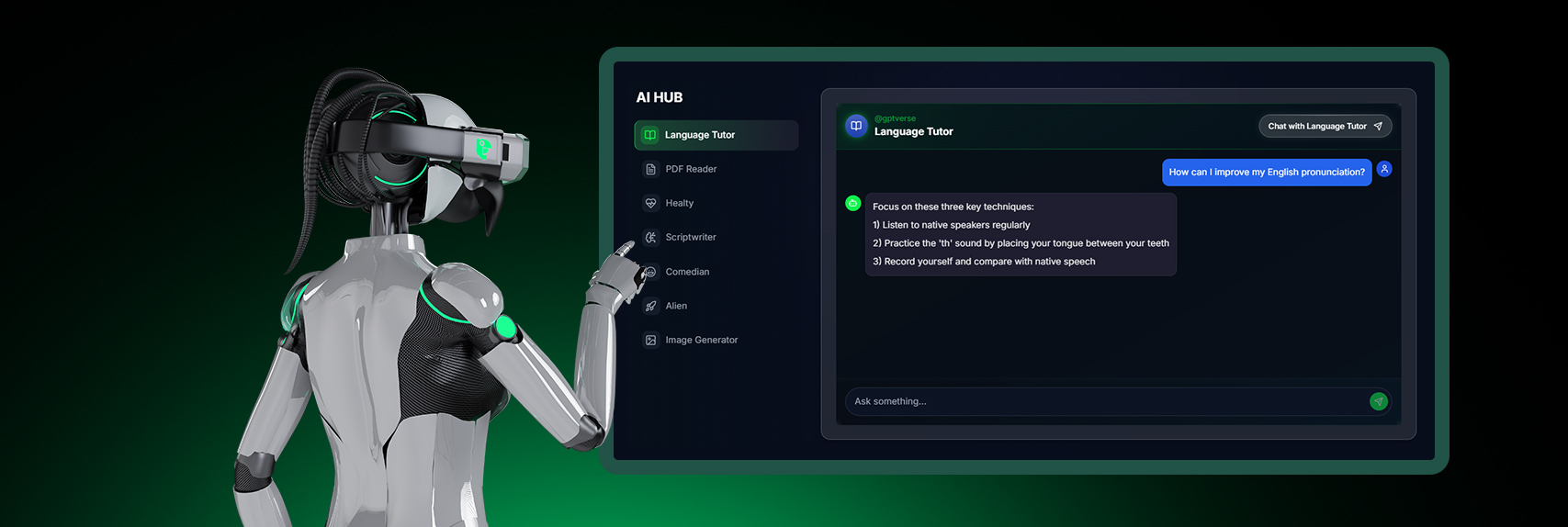 GPTVerse - Multi-Platform AI Hub and Metaverse Ecosystem